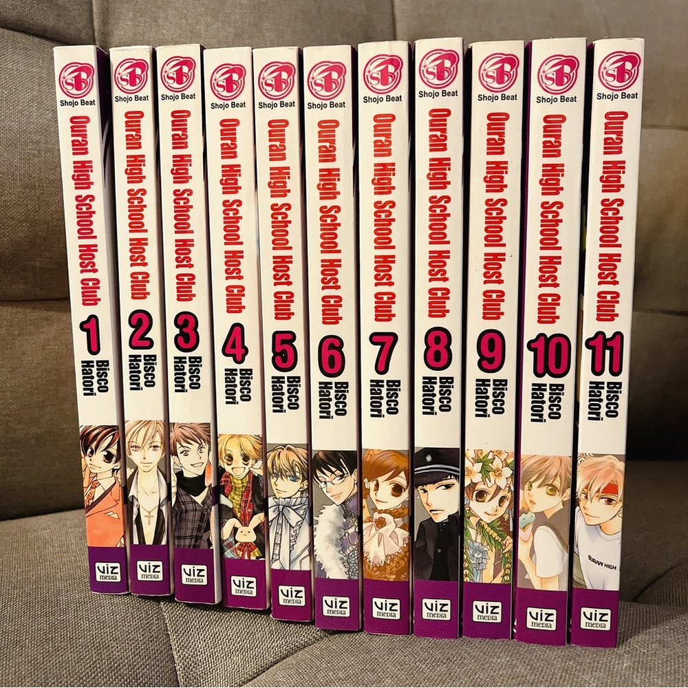 Ouran High School Host Club 1-11 Manga by Bisco Hatori